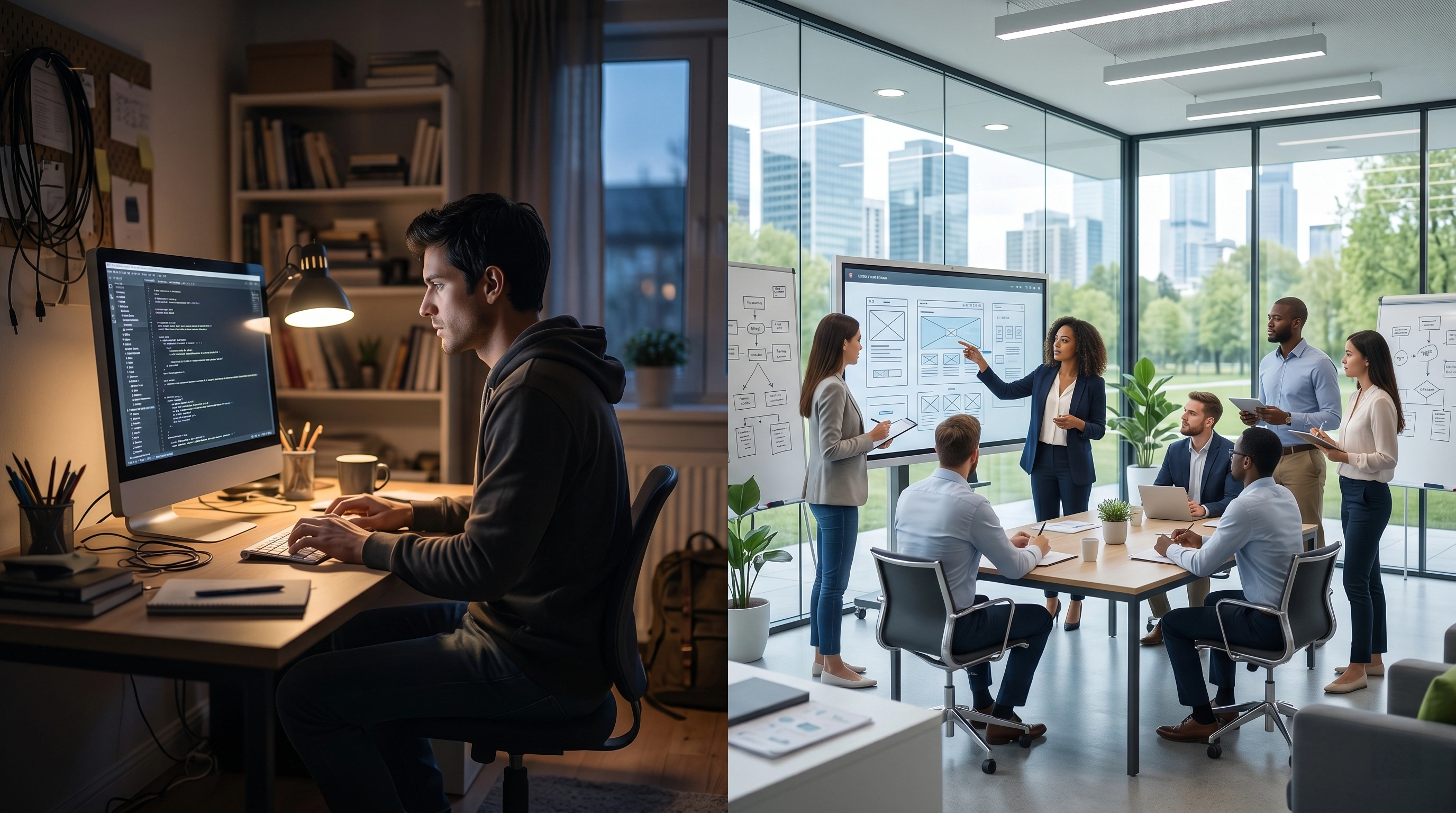 Web Development Freelancer vs Agency